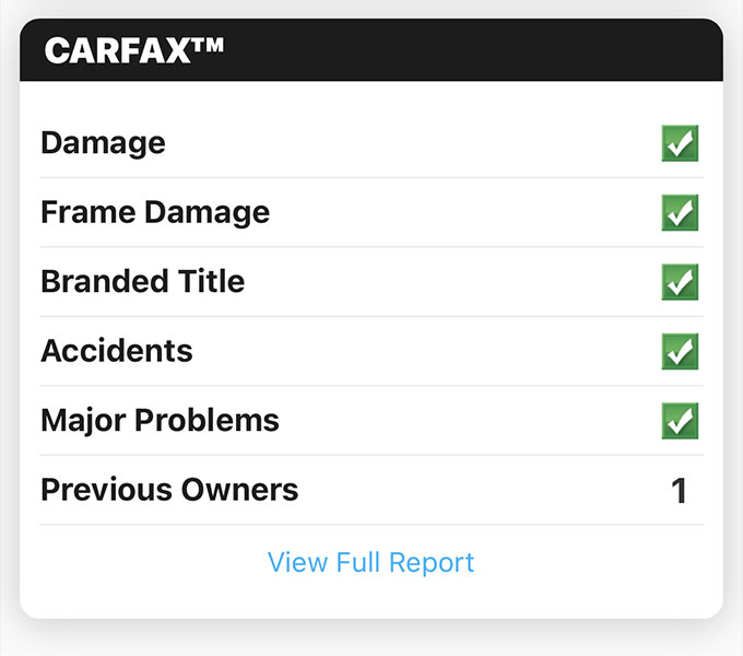 Link your CARFAX in Carbly